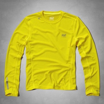 *最低價* AF a&f Abercrombie & Fitch 長T 黃色 0106