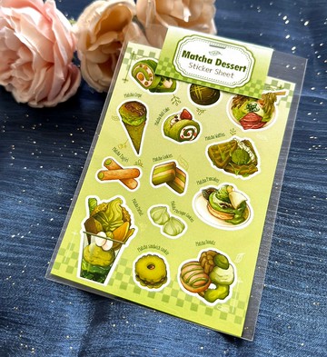 抹茶甜點系列貼紙