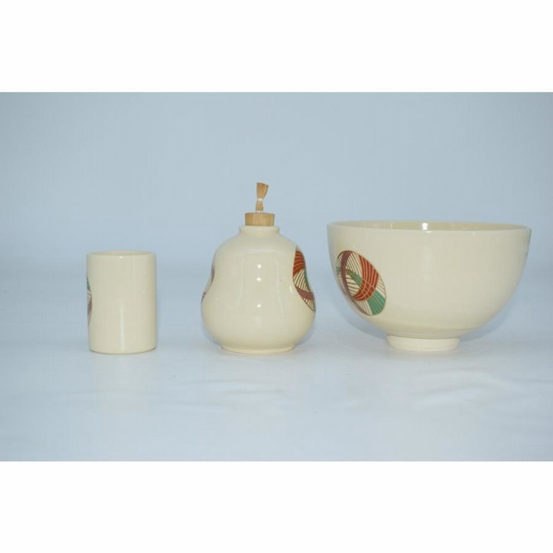 茶道具 茶箱 茶碗セット マリ絵 昌山 作 t 茶箱 3点セット 茶道 通販