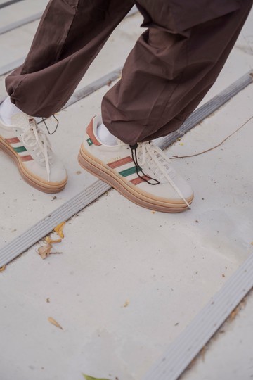 adidas gazelle silver green womens adidas Womens Gazelle Bold (Mint Rush/Impact Orange ) 7.5