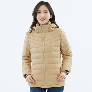遊遍天下女款顯瘦中長版防潑水防風保暖羽絨外套(GJ22052)