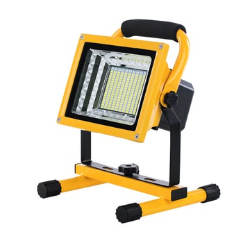 LED強光充電投光燈戶外應急燈工地停電照明露營擺地攤手提家用燈【摩可美家】