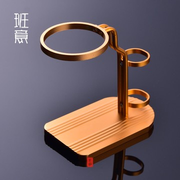 茶漏架 懶人易泡架 過濾網架子 茶濾公道杯架 公杯支架功夫茶具架1入