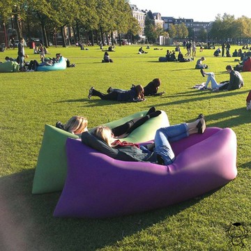 充氣沙發便攜式單人露營戶外音樂節折疊午休氣墊床懶人空氣沙發