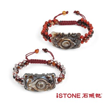 石頭記-天珠瑪瑙手鍊-平安如意