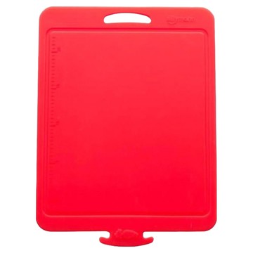 Sillymann 可摺疊矽膠砧板  大(26.4 x 42.4 x 0.46cm)  透明紅色  1個