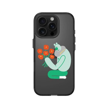 iPhone 16 Pro Clear (相機按鈕) 酷墨灰 - 包大山 Baozi - 小小心意