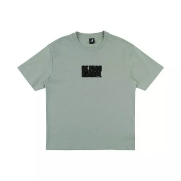 KANGOL 短T 綠色 微落肩 字組印花T 短袖 上衣 中性 6625100472