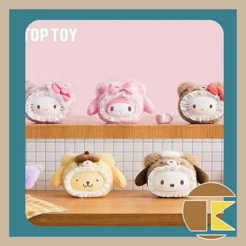 【現貨】三麗鷗家族絨絨小熊系列 搪膠毛絨 TOPTOY [單抽/挑款] 一中盒6入 愛蛋客