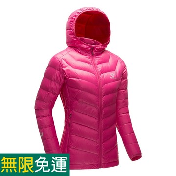 [TECTOP探拓戶外]【女款12145652】連帽輕薄羽絨外套