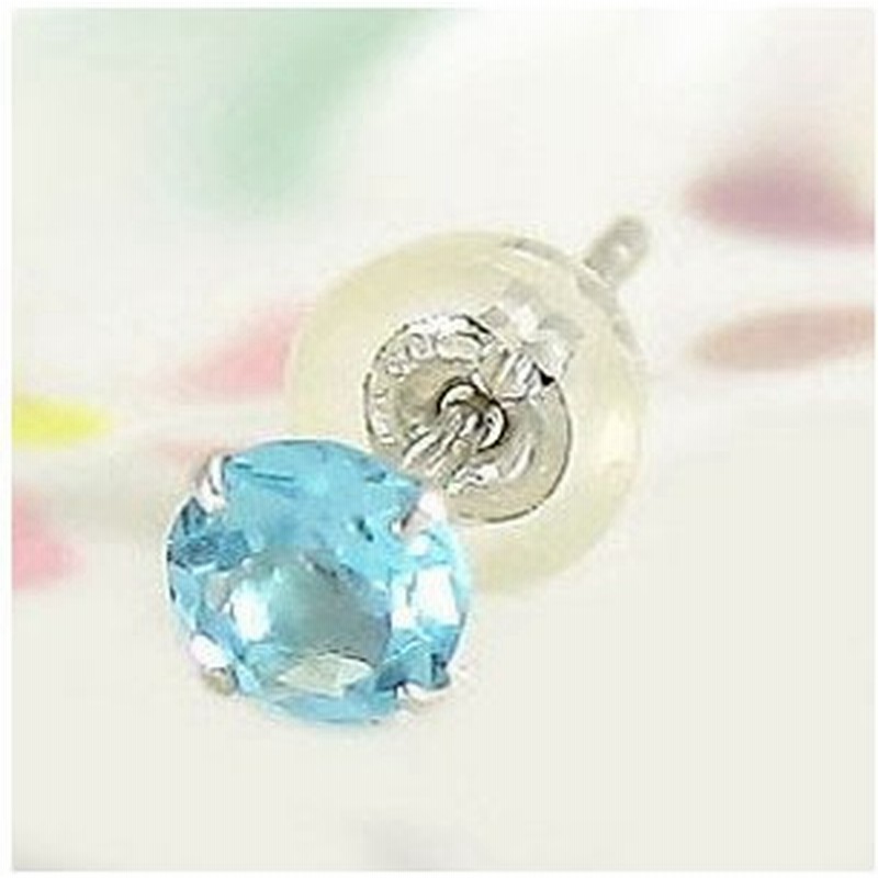 18金ピアス メンズ 片耳ピアス ブルートパーズ ホワイトゴールドk18 18k スタッドピアス 男性用 ファーストピアス 青い宝石 クリスマス 人気 通販 Lineポイント最大0 5 Get Lineショッピング