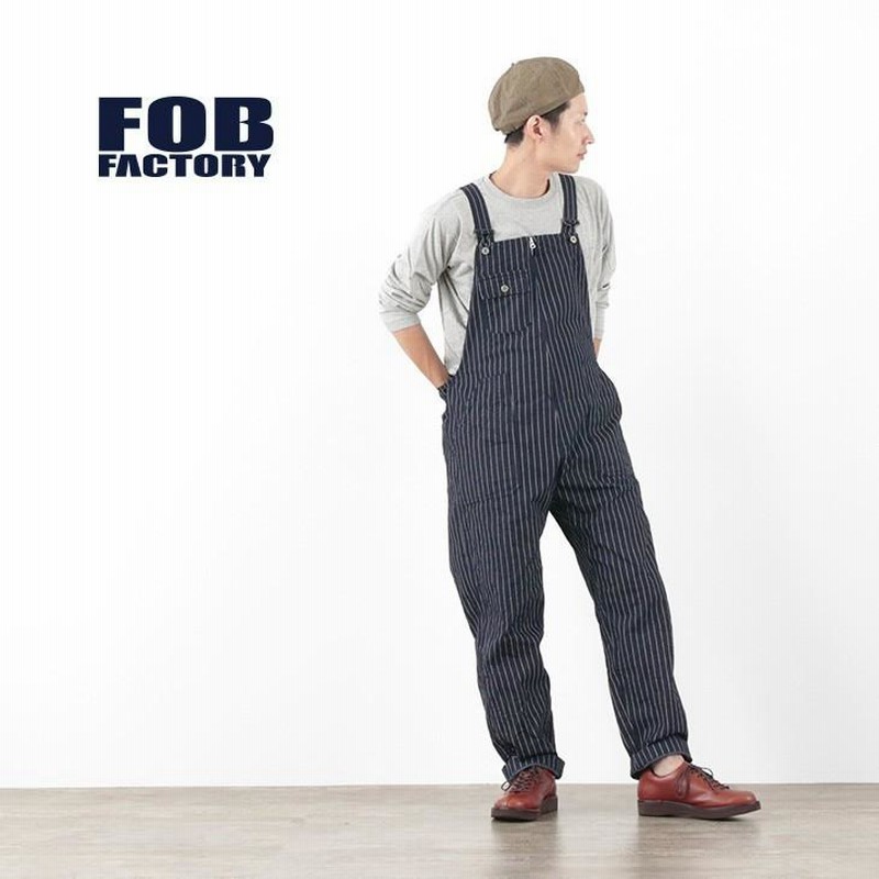 FOB FACTORY (FOBファクトリー) F0479 デニム オーバーオール