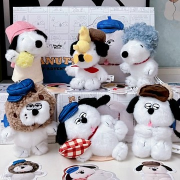 PEANUTS 史努比家族 小狗的隨機事件 盲盒 奧拉夫 毛絨吊飾 可愛 小玩偶