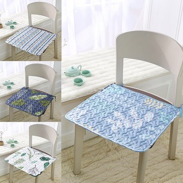 純棉四季通用薄款椅墊防滑辦公坐墊學生凳墊電腦椅子墊夏季餐椅墊