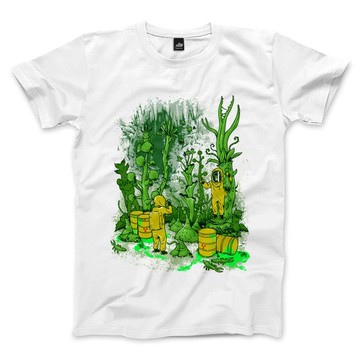 危機是輻 - 白 - 中性版T恤