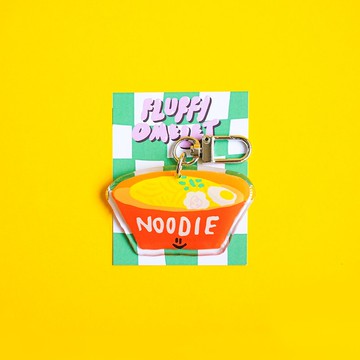 Fluffy Omelet - 鑰匙圈 / PIN / PHONE GRIP - NOODIE