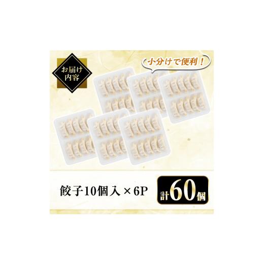 ふるさと納税 鹿児島県 霧島市 A3-008 国産！鹿児島県産黒豚餃子60個(10個入×6P)霧島市 総菜 おかず 豚肉