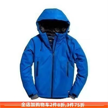 Superdry極度干燥連帽防風鋪棉沖鋒夾克外套