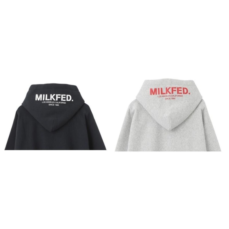 ミルクフェド MILKFED パーカー 刺繍入り チャンピョンコラボ-