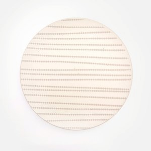 奧可利陶瓷圓盤26.5cm 灰點白