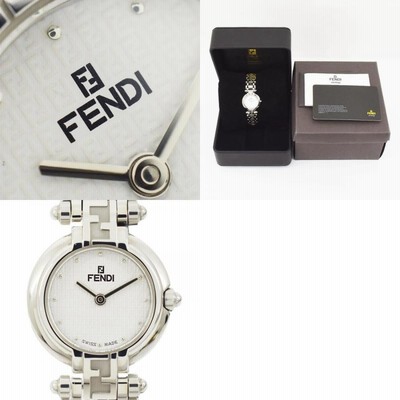 フェンディ FENDI 腕時計 ズッカ レディースウォッチ ホワイト