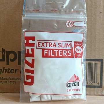 【現貨附發票】正品 德國 GIZEH "EXTRA SLIM"捲煙濾嘴  5.3MM 極細款  一包150個