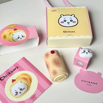 CHIIKAWA x 馬克圖布 奶凍捲暖手寶 手握式 便攜 迷你 暖手神器 USB充電款