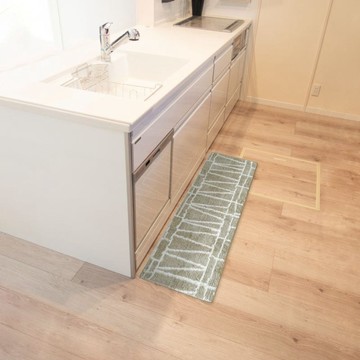 Lugn/myuka可機洗止滑防汙廚房踏墊(S)45×120cm（多款可選）2入組 Lugn(S)積木＋積木