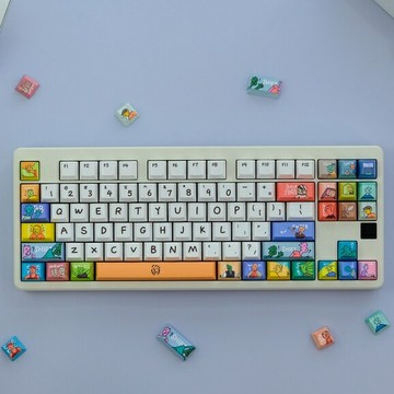 Gmk Fancy Keycap, 129 鍵 PBT 鍵帽 Cherry Profile DYE-SUB 個性化 GM
