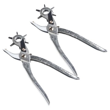 Y554 皮帶打洞器 Set 2個 尺寸 21cm x 8.5cm 碳鋼材質  銀色