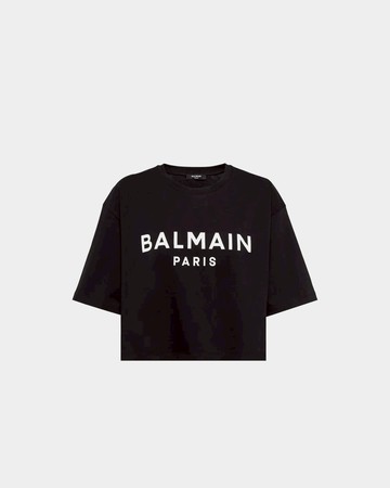 BALMAIN LOGO 短版T - XS