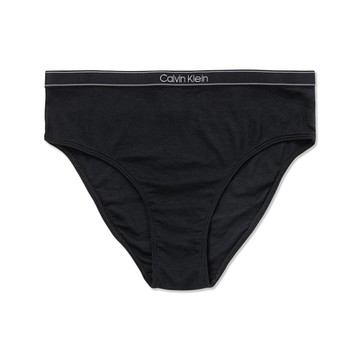 Calvin Klein 熱銷刺繡文字運動內褲(女)-黑色