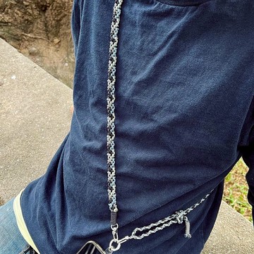 編織手機掛繩/電話繩/斜揹帶 | Outing Strap J | 灰黑