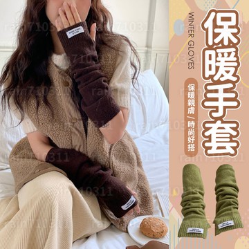 隔日配 保暖手套 手套 防寒手套 手套保暖 手套冬天 觸控手套 露指手套 冬天手套 保暖袖套 袖套