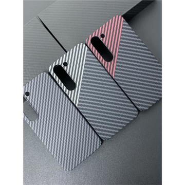 三星S23+手機殼S25+碳纖維紋S23ultra超薄S22Ultra防摔s24ultra凱夫拉S21+硬殼手機套保護殼適用簡約S25ultra