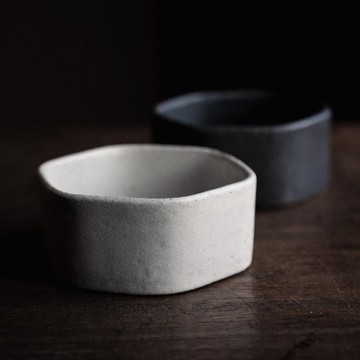 六角淺杯  踏雪