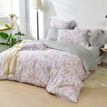 Abelia 600織天絲 兩用被床包組 雙/加/特 芳草萋萋 四件式 天絲 格蕾寢飾