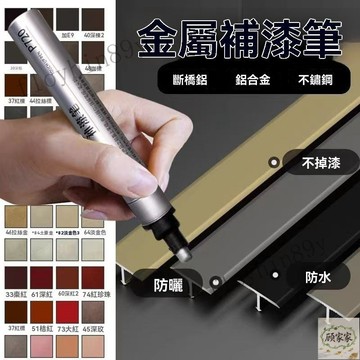 🔥臺灣出貨🔥鋁合金補漆筆 斷橋鋁門窗修補漆 黑色金屬油漆筆 電鍍漆 家具劃痕修復 防盜門漆 門窗專用補漆筆 補漆筆