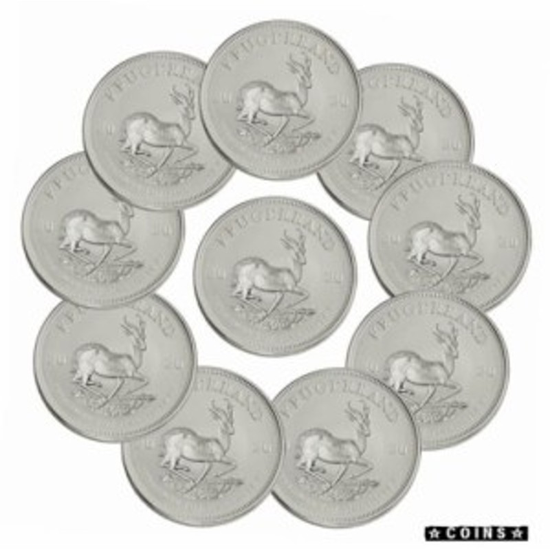 アンティークコイン Lot of 10 2020 South Africa 1 oz Silver