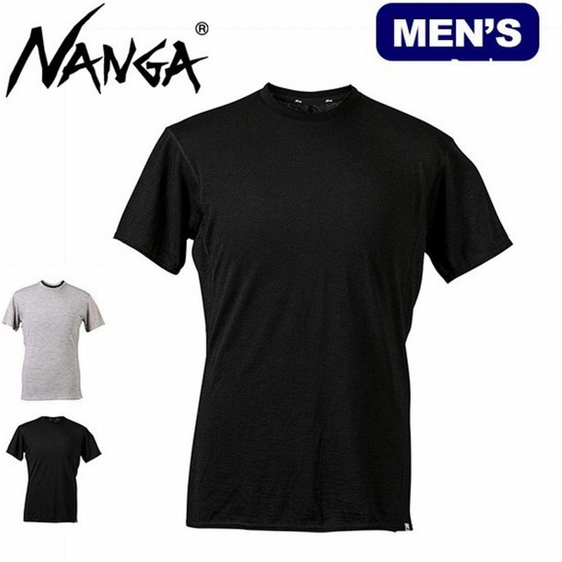 Nanga ナンガ メンズ メリノウールインナーs S Tee Tシャツ 半袖 下着 アンダーウェア ベースレイヤー 通販 Lineポイント最大0 5 Get Lineショッピング