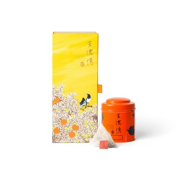 【2026中秋禮盒｜光栩袋茶｜橘罐】凍頂烏龍原葉袋茶12入+金萱烏龍原葉袋茶12入-王德傳