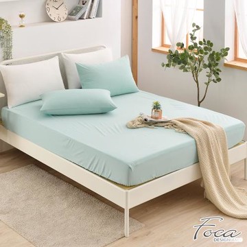 【FOCA多款任選】專業護理級 雙人 100%超防水床包式保潔墊 加高型38公分/護理墊/防塵墊