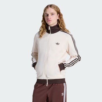 Adidas 愛迪達 Beckenbauer Tt KQ9491 男 立領外套 休閒穿搭 運動外套 米 棕 亞版