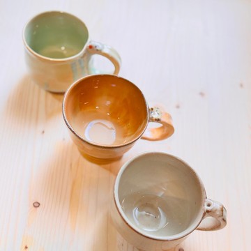 可愛動物臉 造型握把小杯