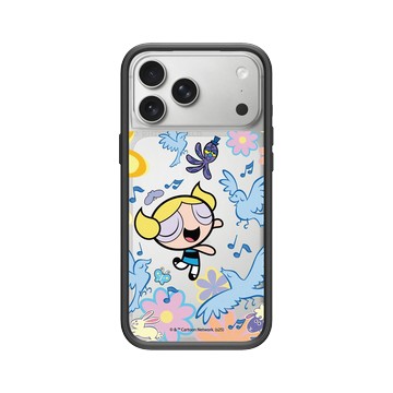 iPhone 17 Pro Max Mod NX -邊框背蓋組合 (相機按鈕) 黑 - The Powerpuff Girls 飛天小女警 - 泡泡
