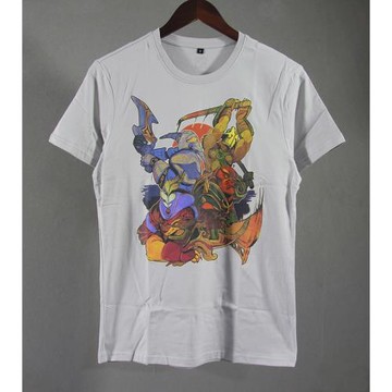 特價夏季男士印花純棉t恤游戲動漫人物青春潮流精梳棉短袖打底衫