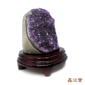【鑫沅寶】頂級招財烏拉圭紫晶鎮(1kg以上)