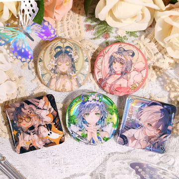 【6318人收藏】BEMOE Vsinger 洛天依 馬口鐵徽章 沁心一夏 /戀人/祭司 吧唧