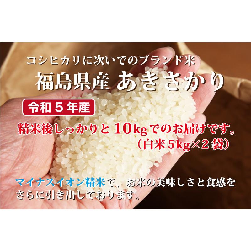 令和５年産 福井県産あきさかり10kg 単一原料米 白米 安い ブランド米 5kg×2 送料無料