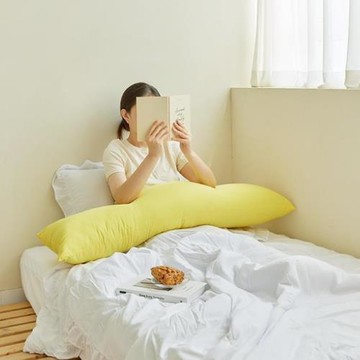 亞馬遜床頭長抱枕長條枕頭套夾腿女生睡覺可拆洗沙發靠背墊腰枕